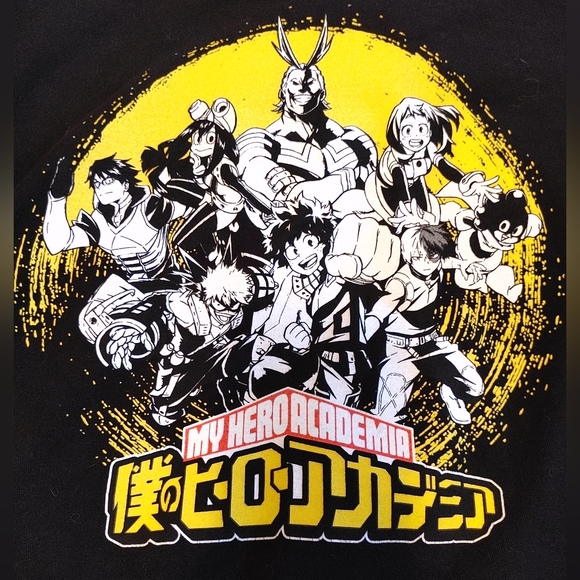 My Hero Academia shirt awesome graphic tee manga series animation Large anime - Picture 3 of 3
